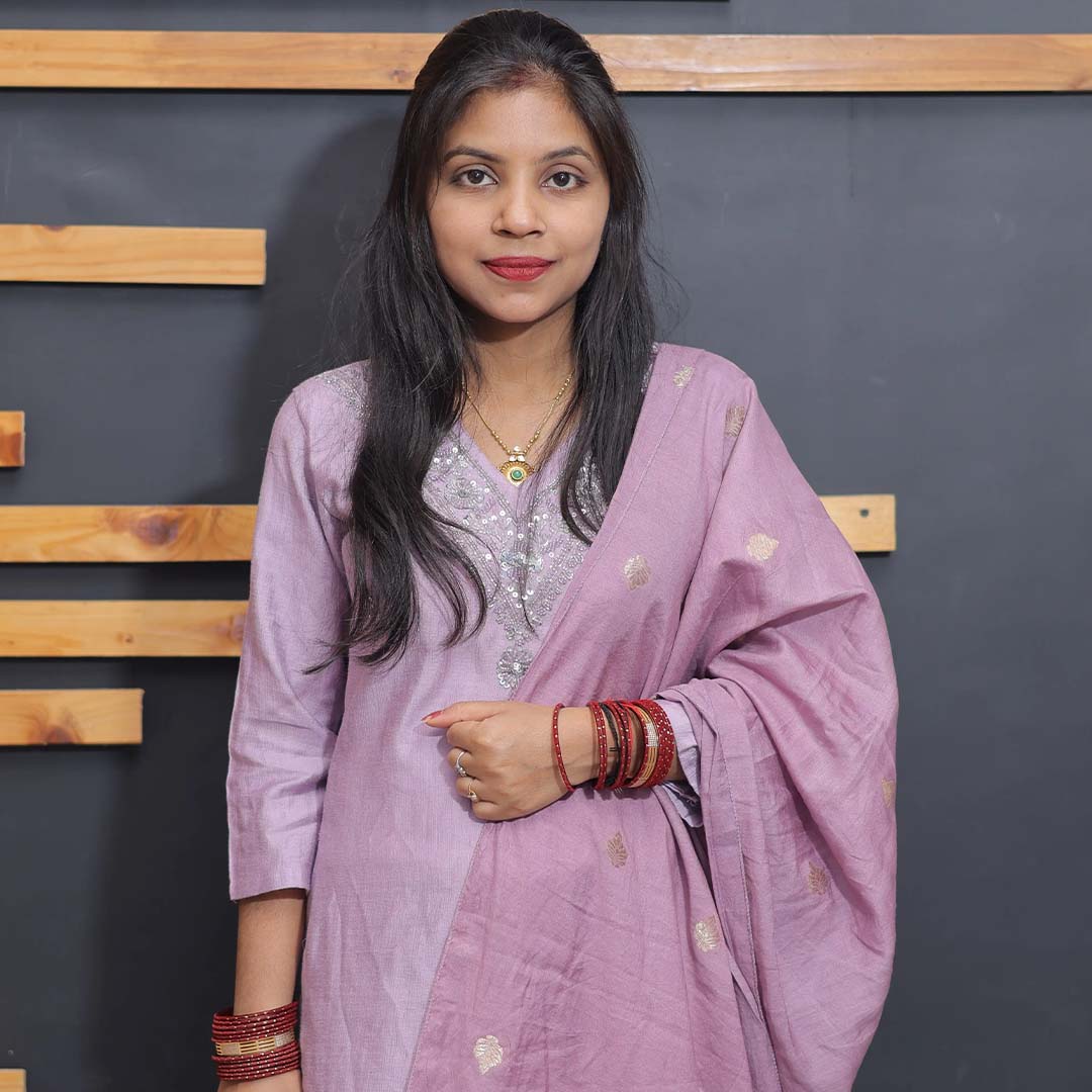 Pahnawaa Regal Mauve Zari Suit Set