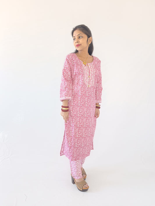 Gulab Grace Cotton Suit Set