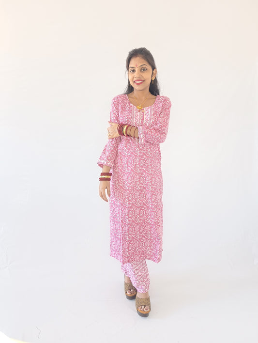 Gulab Grace Cotton Suit Set